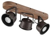 Lindby - Rubinjo 3 Plafoniera Wood/Black Lindby