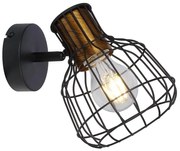 Klausen KL161010 - Faretto da parete GRIMY 1xE27/15W/230V