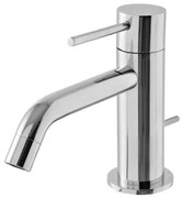 Treemme Up+ miscelatore lavabo monocomando con leva stick in ottone cromo