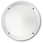 Applique Moderna Polar-1 Materie Plastiche Bianco 1 Luce E27