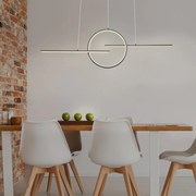 Lampadario LED moderno Barral nero Ø0cm, luce con 3 temperature di colore 1300 lumen, GLOBO