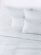 Copripiumino in lino lavato a righe sottili Rinna