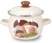 Pentola TORO 5 l con coperchio, motivo funghi