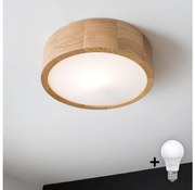 Brilagi - Lampada LED da soffitto CARVALHO 1xE27/60W/230V rovere Ø 27,5 cm