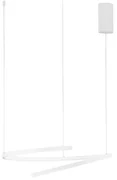 Lampadario LED design Moma bianco Ø60cm, luce con 3 temperature di colore 6090 lumen, LUCE AMBIENTE DESIGN