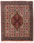 Bidjar Tappeto 90x70 Beige (Iran) Annodato A Mano