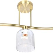 Plafoniera neoclassico Candice cromo IP20, 3XE27