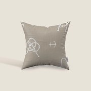 Marino cuscino in cotone disponibile in diverse colorazioni stile marinaresco beige