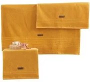 Set 3 asciugamani bagno cotone Wellness giallo