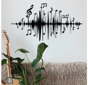 Decorazione da muro 69x37 cm appunti metallo