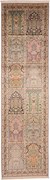 Cashmere Silk Tappeto orientale 80 x 300 (Indian) Annodato A Mano