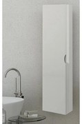 Colonna per mobile bagno Vague BADEN HAUS 1 anta P 20 x L 35 x H 140 cm grigio chiaro placcato