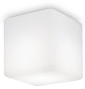 Plafoniera Moderna Luna Alluminio Bianco 1 Luce G9 3W 3000K Luce Calda