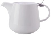 Teiera in porcellana bianca con colino Basic, 1,2 l - Maxwell &amp; Williams