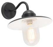 Lampada da parete rustica intelligente antracite IP44 incl. wifi E27 - Kansas