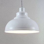 Lampada a sospensione Albertine Lindby, dimmerabile, Bianco / Opale, Soggiorno / Sala da pranzo, Metallo, Vintage, Lampada a sospensione