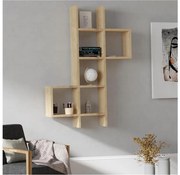 Mensola da parete KENO 125x79 cm marrone