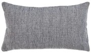 Cuscino Poliestere Cotone Grigio 50 x 30 cm