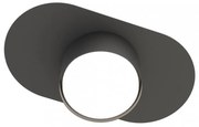 Lampada da soffitto in acciaio STILO 1 GX53 nera da interno Colore del corpo Nero