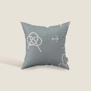 Marino cuscino in cotone disponibile in diverse colorazioni stile marinaresco grigio