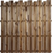 Pannello di recinzione in legno marrone grezzo NATERIAL L 180 x H 180 cm, spessore 32 mm