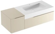 Mobile sottolavabo e lavabo Ginevra pesca L 120 x H 36 x P 51 cm