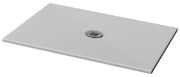 Piatto doccia in ceramica extra slim grigio L 180 x L 80 cm