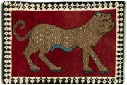Gabbeh Tappeto persiano 90 x 60 Rosso (Iran) Annodato A Mano