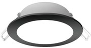 Aigostar - Lampada LED da incasso per bagni LED/4,8W/230V 3000K nero IP65