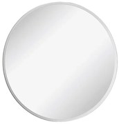 Specchio bagno tondo 50 cm a filo con bisellatura su bordo 2,5 cm