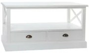 Tavolino da Caffè DKD Home Decor Bianco Legno (108 x 48 x 56,5 cm)