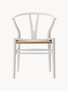 Sedia in legno con seduta intrecciata CH24 Wishbone Chair