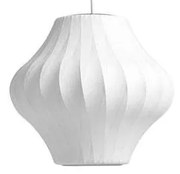 Herman Miller - Nelson Pear Crisscross Bubble Lampada a Sospensione S Off-White Herman Miller