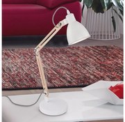 Eglo 901294 - Lampada da tavolo TORONA 1 1xE14/28W/230V bianco