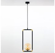 Jupiter 2024 - Lampadario a sospensione con filo ZAFRA 1xG9/10W/230V nero/oro/beige