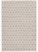 Tappeto Veranda A geometrico beige chiaro, L 190 x L 133 cm