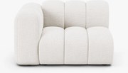 Modulo Lupine 1 posto con bracciolo in bouclé – L115 cm