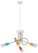 Lampadario a sospensione con catena OXFORD 3xE27/15W/230V