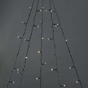 Nedis WIFILXT12W200 - Tenda luminosa natalizia a LED 200 LED/8 funzioni 5x4m IP65 Wi-Fi Tuya