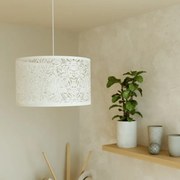 Lampadario Design Frella bianco paralume bianco E27 Ø38cm INSPIRE