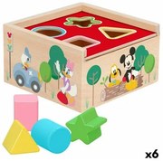 Puzzle di Legno per Bambini Disney 5 Pezzi 13,5 x 7,5 x 13 cm (6 Unità)