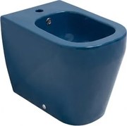 Bidet filomuro TUTTOEVO OLYMPIA CERAMICA L 36 x H 42 x P 53 cm blu lucido