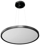 Pannello LED Rotondo a Sospensione 50W Slim CCT Ø600mm IP20 - Nera Colore Bianco Variabile CCT