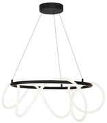 Zuma Line 20006PL-BK - Lampadario LED a sospensione con filo BALBO LED/58W/230V 3000/4000/6000K