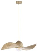 Lampadario a sospensione con filo KAPELLO 1xE27/60W/230V diametro 55 cm oro