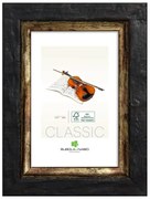Cornice50x70 cm in legno nero opaco Ivanete