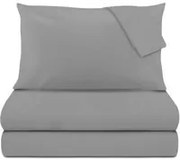 Completo letto matrimoniale grigio scuro Sugar