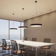 Arcchio Lampada LED a sospensione Vanida, nero, Ø 60 cm, su/giù