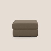 Sun pouf apribile contenitore in microfibra smacchiabile T11 marrone