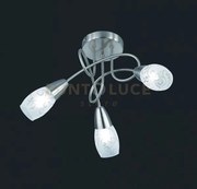 Colmar plafoniera 3 spots attacco e14 diffusori vetro satinato con ...